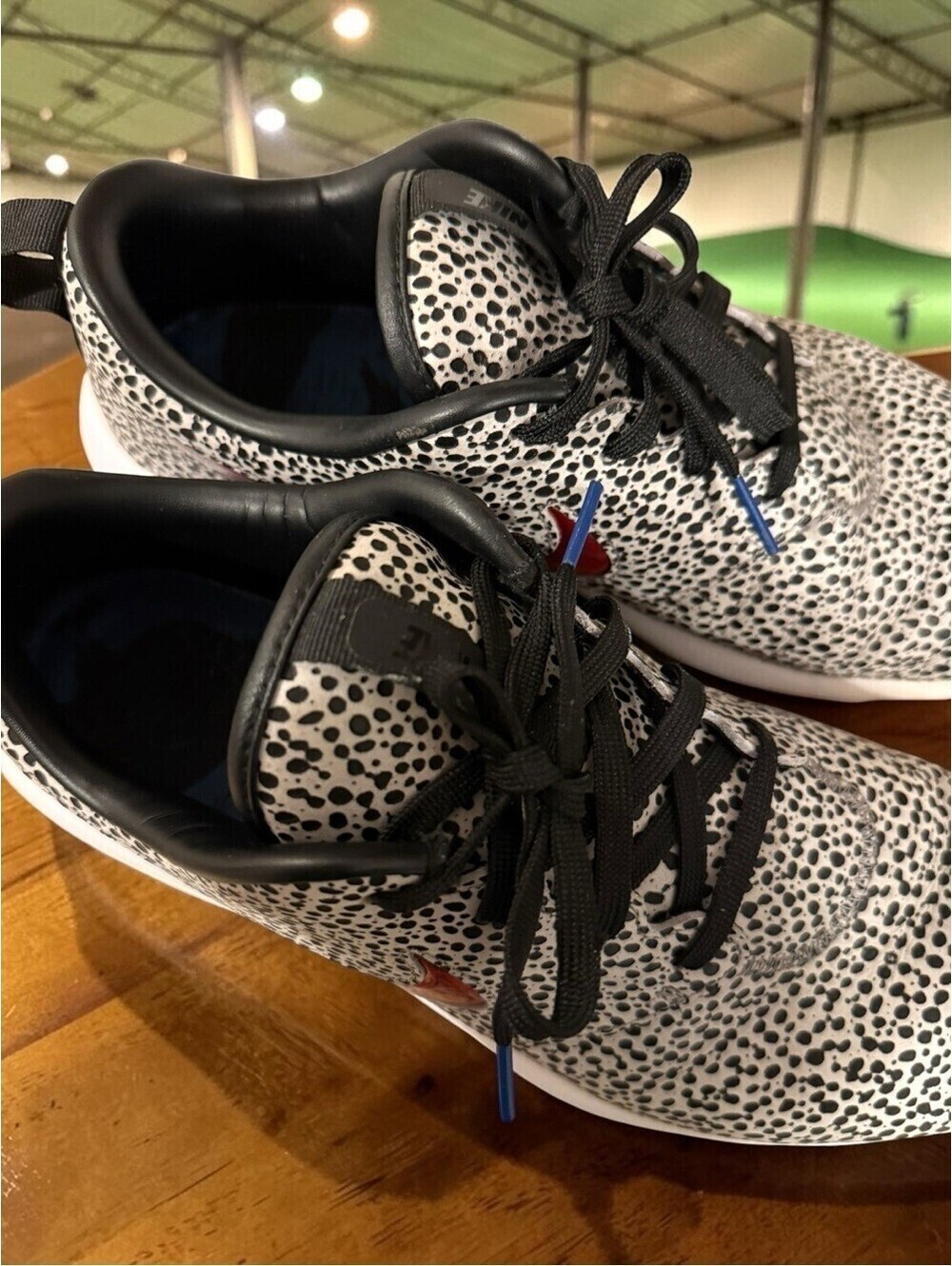 Nike Roshe Tour NRG Safari Bred Golf Shoes Size 10 Leopard Print Spiked Cleats - Picture 7 of 9